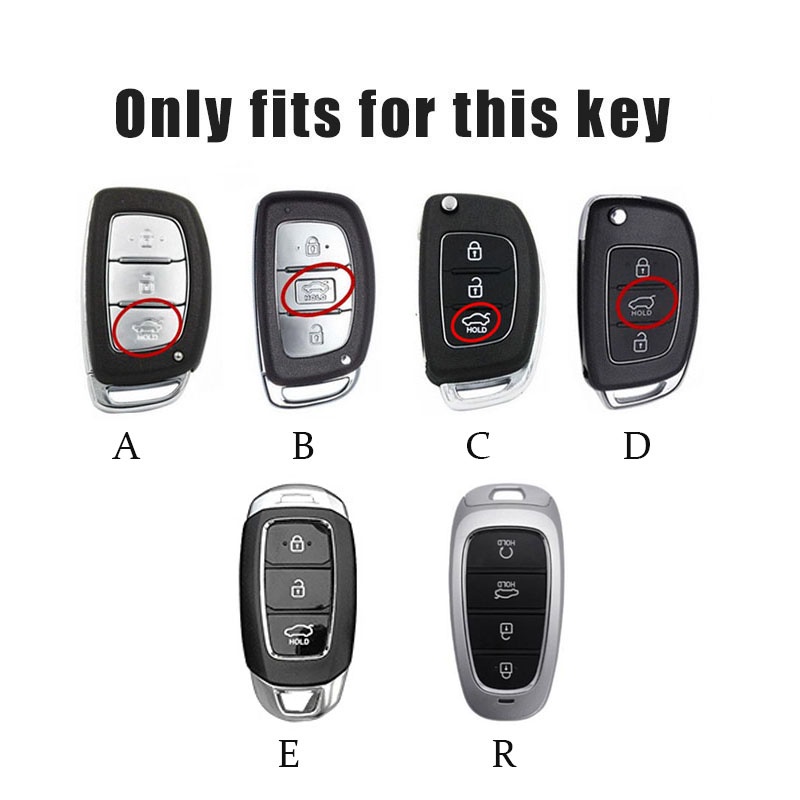 Tpu Ốp Chìa Khóa Xe Hơi hyundai creta i10 i20 ix25 tucson elantra sonata santa fe accent solaris verna nx4