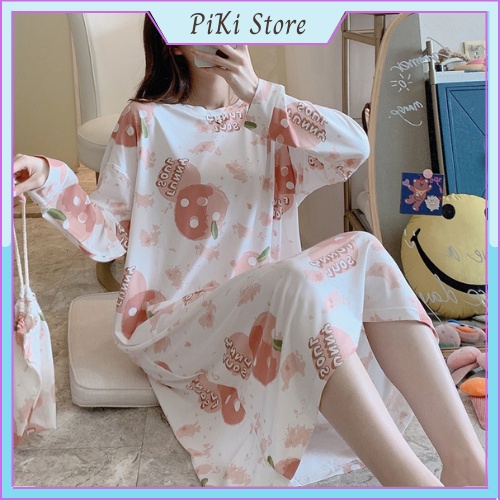 Bộ Ngủ Nữ Dài Tay Pijama , Đầm Ngủ Nữ Mặc Nhà | BigBuy360 - bigbuy360.vn