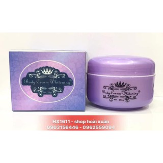 kem cốt tím dưỡng trắng da toàn thân hàng chính hãng thái lan body cream whitening - HX1611