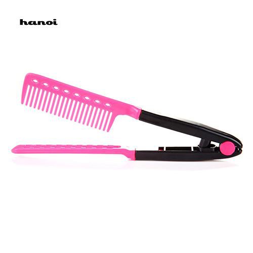 Hn HN HN♥Bộ 2 Lược Kẹp Cắt Tóc Tạo Kiểu Thời Trang DIY