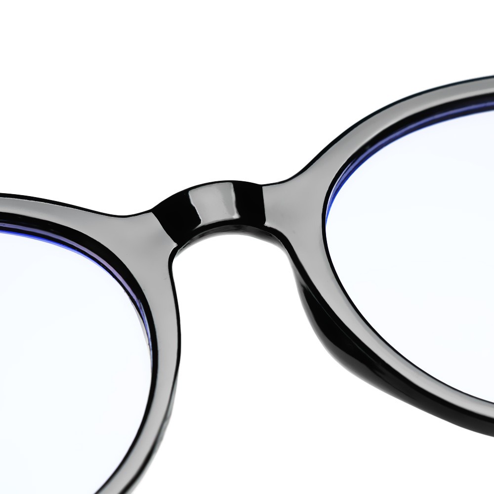 Mắt Kính Gọng Tròn Siêu Nhẹ Chống Bức Xạ Phong Cách Vintage Thời Trang Cho Nam Và Nữ