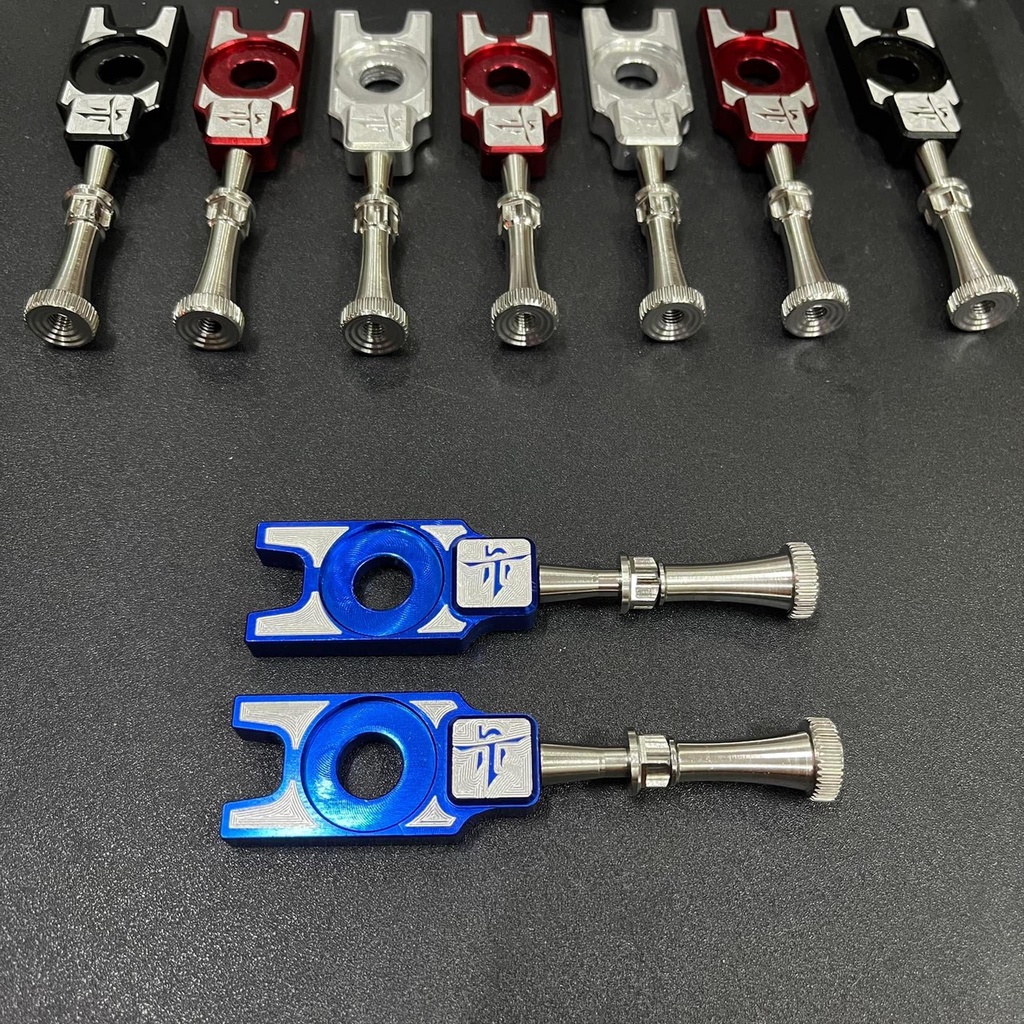 (HCM) Bộ pát tăng sên NHÔM CNC, bộ bát kéo sên NHÔM CNC độ màu kèm ốc gắn sử dụng cho các dòng xe WAVE, DREAM, SIRIUS,.