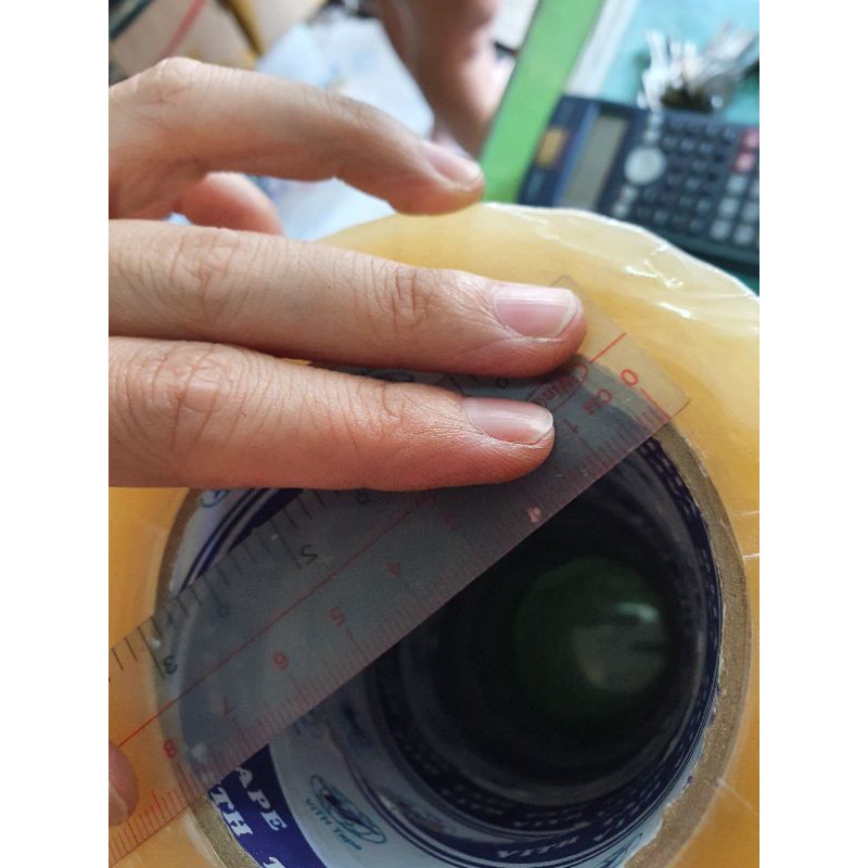 6 cuộn băng keo trong, đục 200 yard