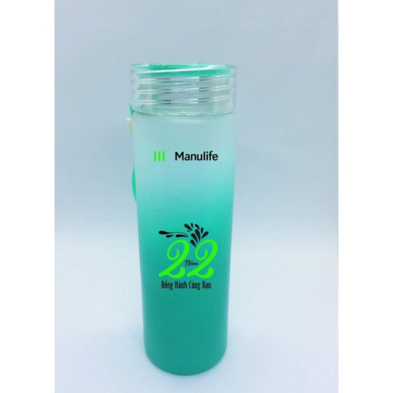 Bình Thủy Tinh logo quà tặng Manulife | BigBuy360 - bigbuy360.vn