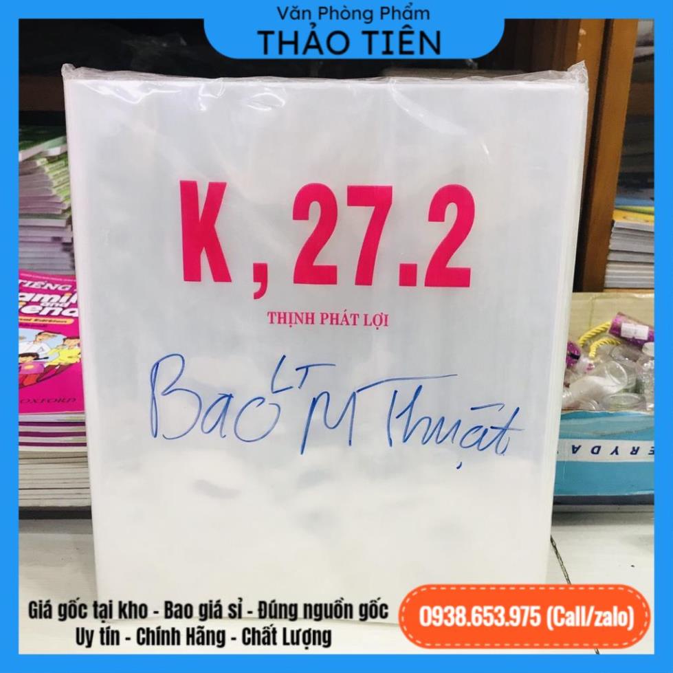 Combo 10 Bao tập-sách - bìa kiếng hiệu con nai loại dày đặc biệt