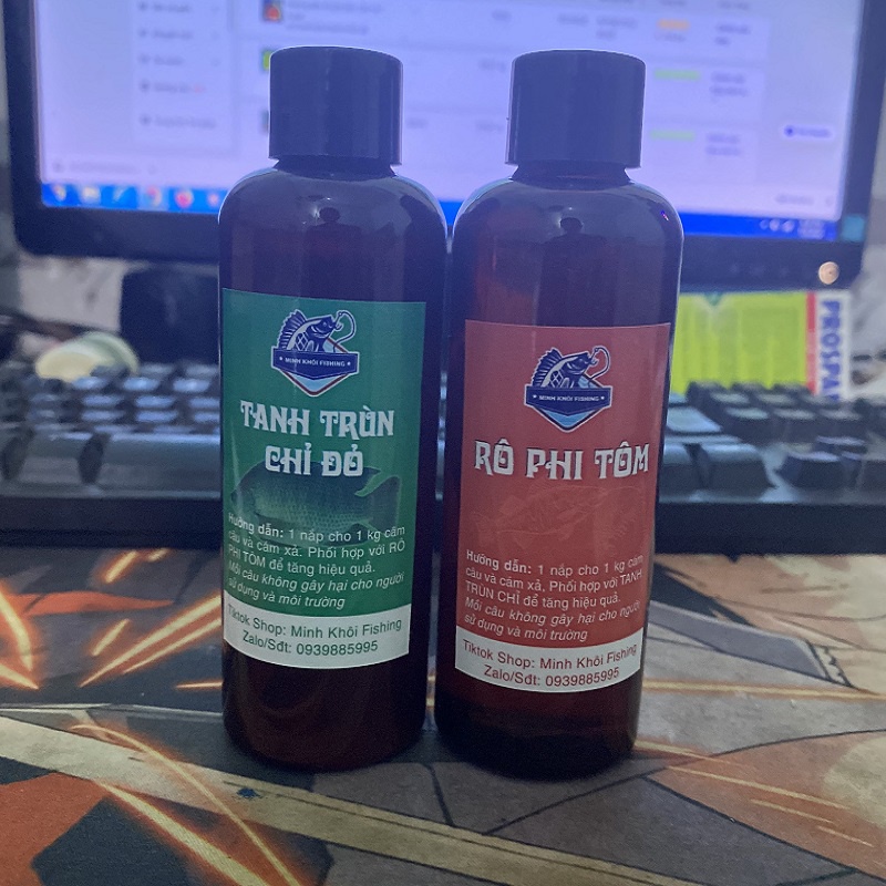 Hương liệu Tanh Trùn Chỉ câu rô phi - Minh Khôi Fishing