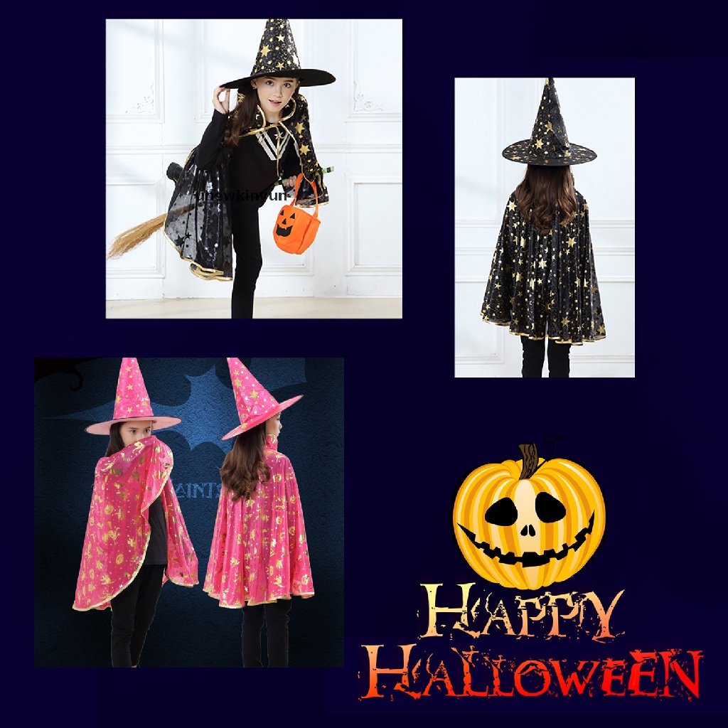 yun RuiYELE - Mantello da strega cappello e cappello kinh dị hóa trang halloween kinh dị | BigBuy360 - bigbuy360.vn