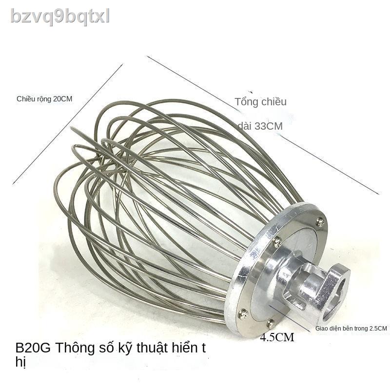 ✒ ● ✉Máy đánh trứng Xinfeng / Xingfeng B10 15 20 30 trộn bằng thép không gỉ dày và mỏng lồng lưới thương