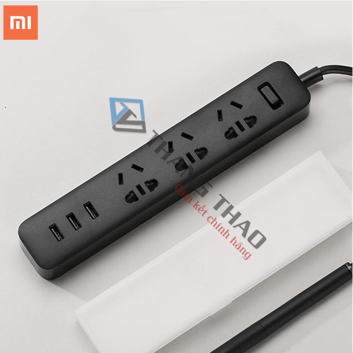 Ổ cắm điện thông minh Xiaomi MI POWER STRIP 3 cổng USB - Hàng chính hãng