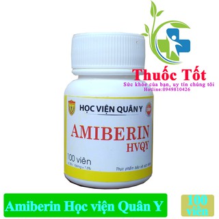 [Berberin hvqy mới ] Amiberin Học viện Quân Y lọ 100 viên