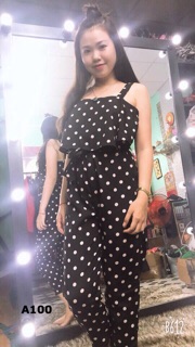 JUMPSUIT BÈO 2 DÂY ( có quay clip thật )