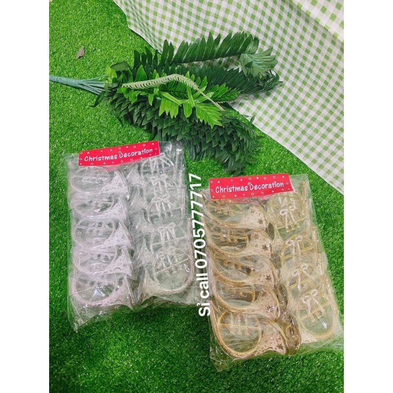 Kèn cong trang trí noel 2 màu bịch 10 cái