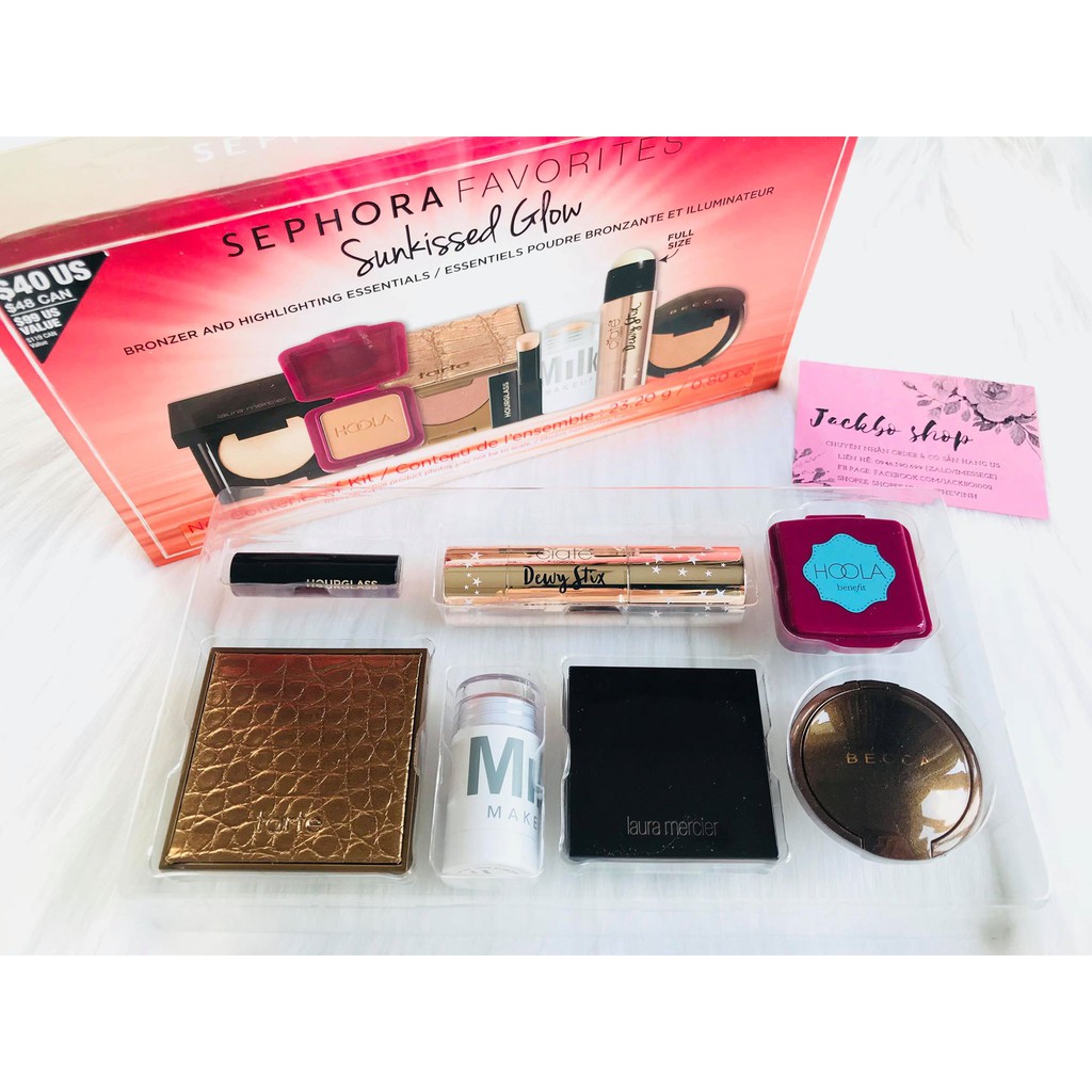 SEPHORA FAVORITES - (Tách set) Bộ tạo khối highlight Sephora Favorites Sunkissed Glow