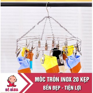 Móc phơi quần áo trẻ em INOX
