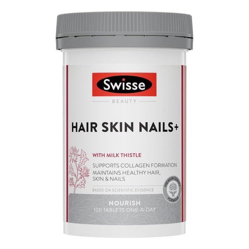 Viên uống hỗ trợ làm đẹp da móng tóc và sức khỏe -  Swisse Hair Skin Nails