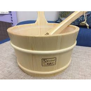 Xô gáo gỗ đựng nước