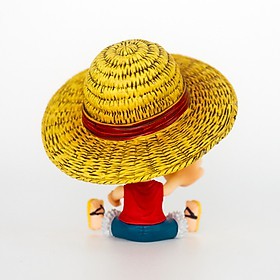 ẢNH THẬT] Mô hình Luffy mũ rơm Chibi One Piece Cao 9cm - Tượng Figure Monkey D.Luffy