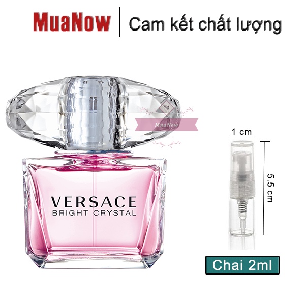 Nước hoa Versace Bright Crystal (Hương hoa cỏ trái cây) | Thế Giới Skin Care