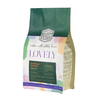 Cà phê hạt nguyên chất Lê’s Path Coffee Lovely túi 250 gr 2 loại cà phê pha máy, cà phê pha phin
