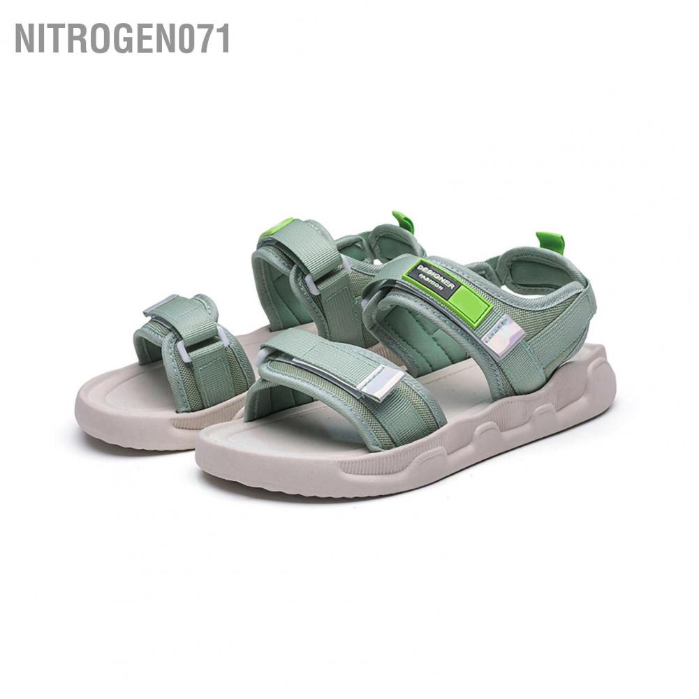 Giày Sandal Nitrogen071 Dây Quai Ngang Mắt Cá Mềm Thoải Mái Thời Trang Mùa Hè Cho Nữ