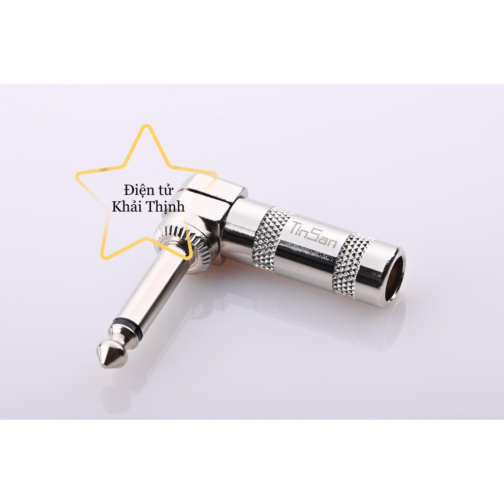 Đầu jack 6.5mm/6 ly hàn dây micro TinSan