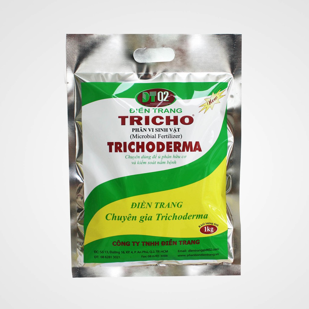 Nấm đối kháng Trichoderma Điền Trang, ngăn ngừa nấm bệnh, men ủ 1Kg