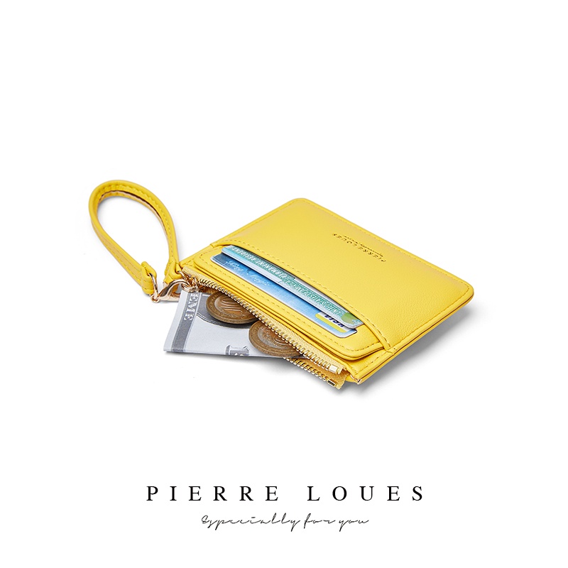 Ví nữ Pierre Loues dáng nhỏ có khóa kéo