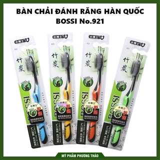 Bàn chải đánh răng, bàn chải đánh răng than hoạt tính hàn quốc BOSSI No.921
