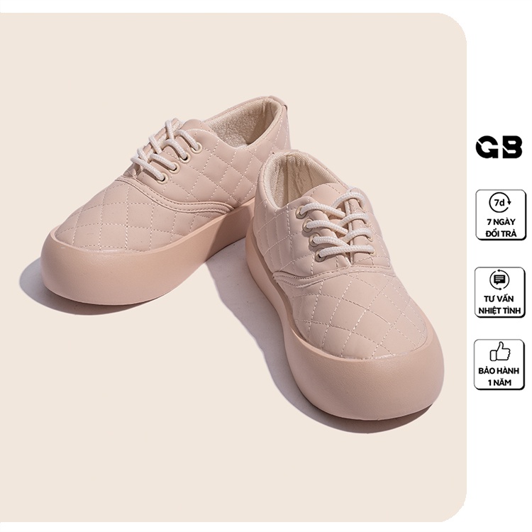 [Mã WABRMH99 giảm 12% đơn 99K]Giày Sneaker Nữ Basic 3 Màu Đế Cao 2 cm giayBOM B1631