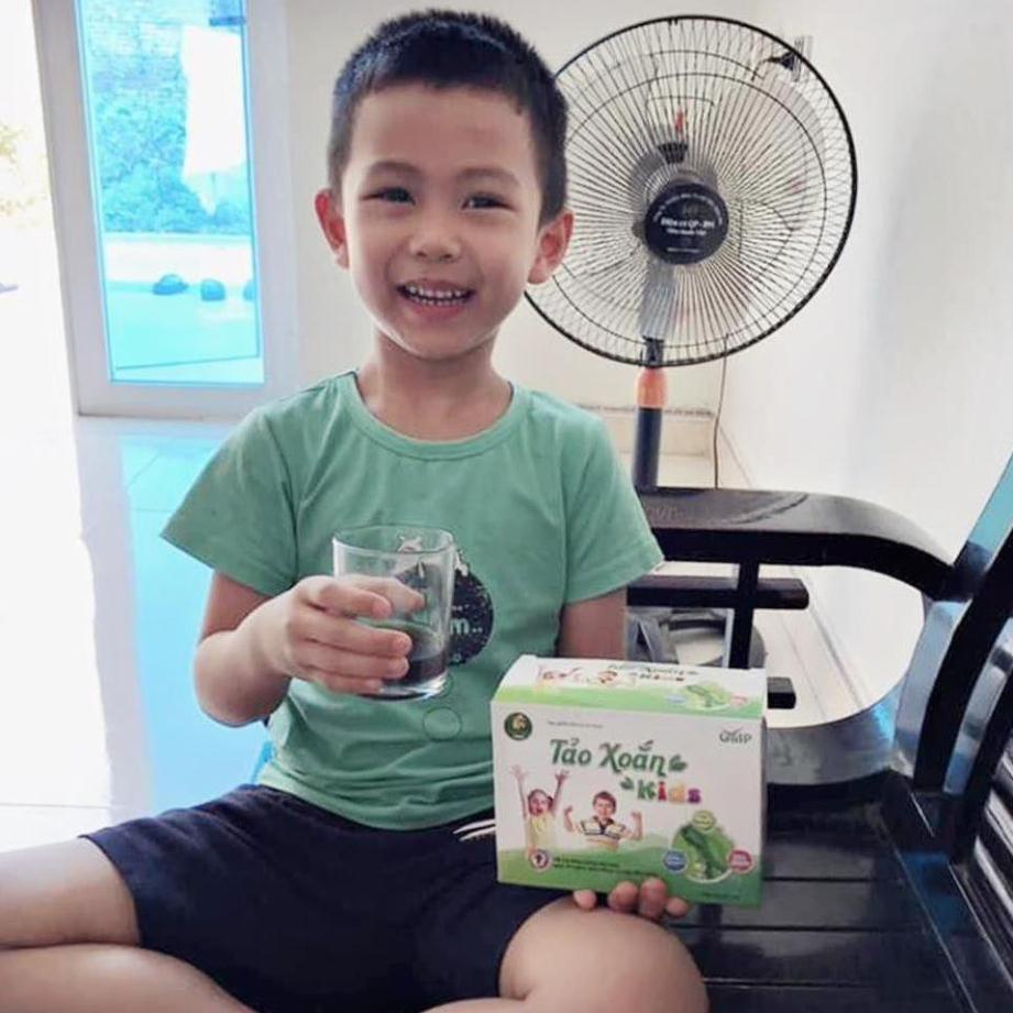 Tảo xoắn kids - giúp trẻ ăn ngon, tăng cường hệ tiêu hóa, tăng sức đề kháng - Hộp 30 gói