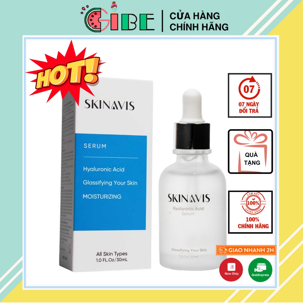 [Hàng Authentic]Serum , Tinh Chất Cấp Ẩm Phục Hồi SKINAVIS Hyaluronic Acid &amp; Niacinamide + B5 G22 White Store