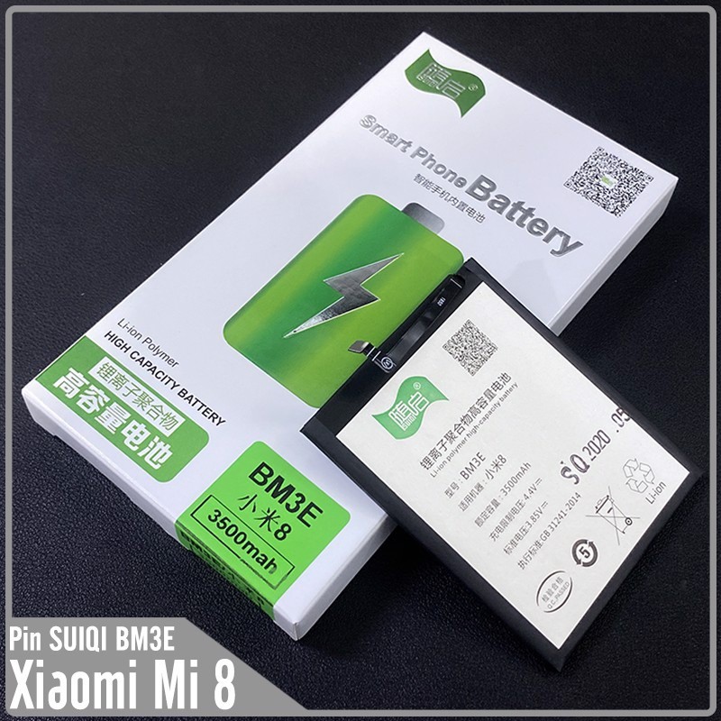 Pin Suiqi Li-ion thay thế cho Xiaomi Mi 8EE/Mi 8 Pro (BM3F) 3200mAh