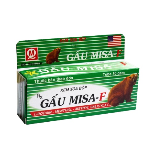 KEM XOA BÓP GẤU MISA 30G