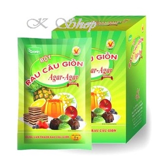 Bột rau câu giòn Agar Rovin Hoàng Yến 25g