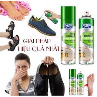 [FREESHIP50K] Chai Xịt Khử Mùi Hôi Giày Eykosi Hương Hoa Lài