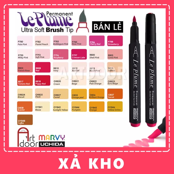 [ARTDOOR] Bút Marker MARVY đầu mềm (từ 780~852)