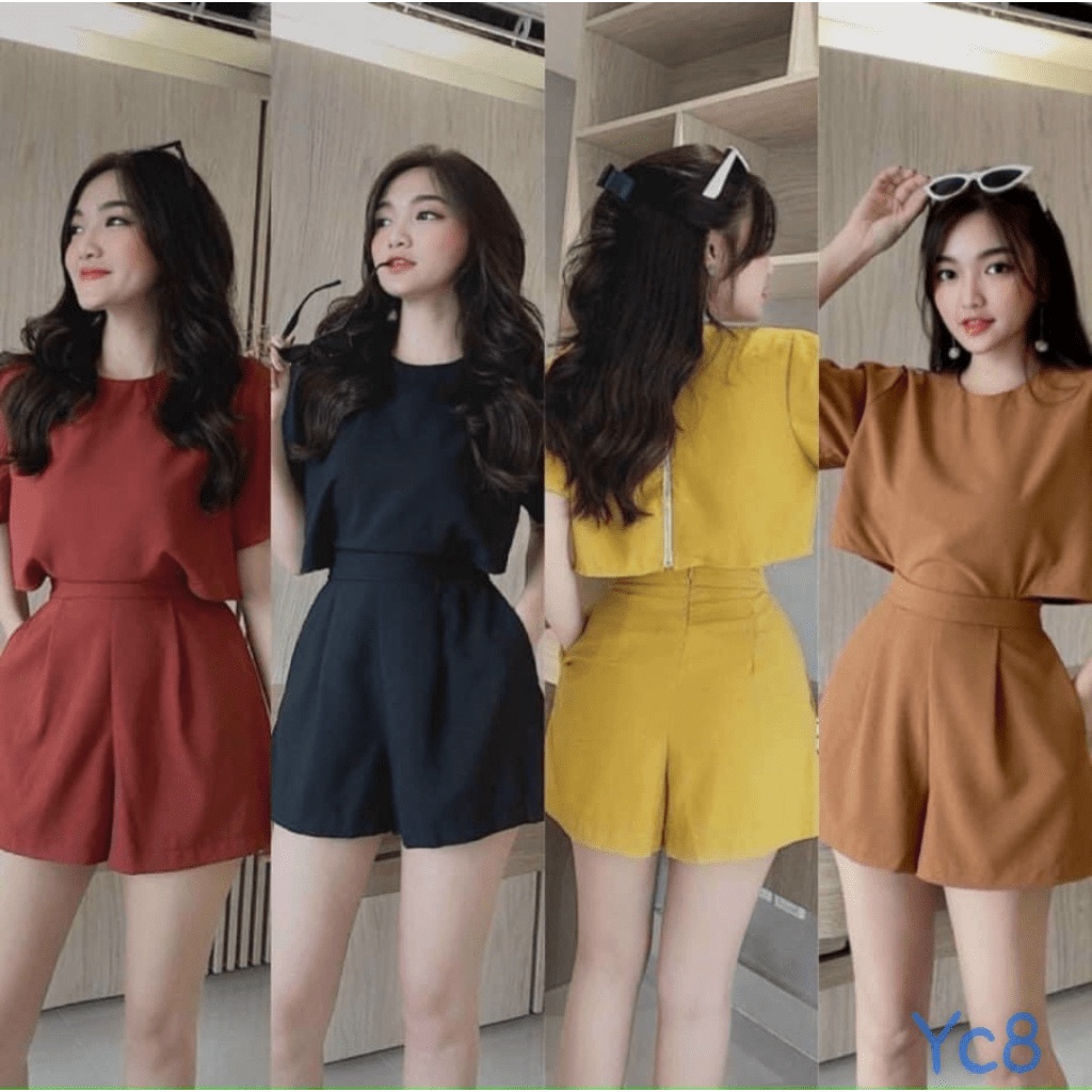 SÉT BỘ KHÓA KÉO SAU LƯNG MẶC ĐI CHƠI CHÁNH SẢ TÔN DÁNG PU