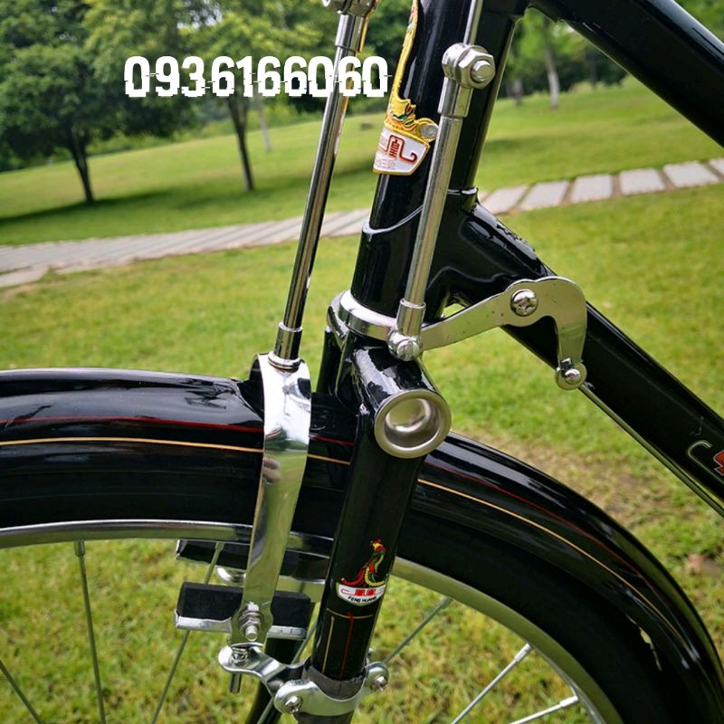 XE ĐẠP PHƯỢNG HOÀNG HUYỀN THOẠI NỮ ĐEN PHANH ĐŨA