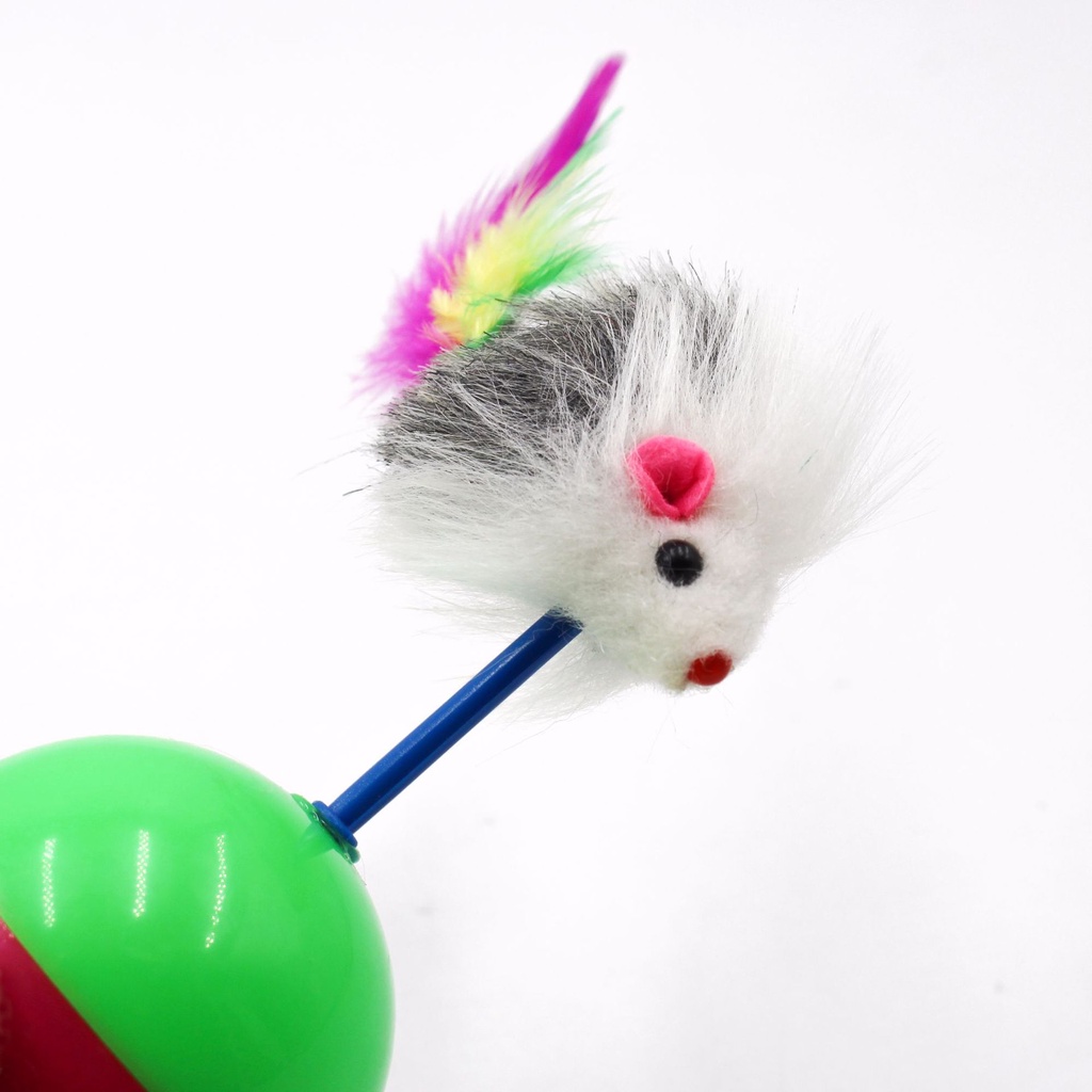 [Đồ Chơi Bóng Thú Cưng] ⚡ Dễ Thương Lật Đật Cho Mèo Cỡ 11*5.5CM