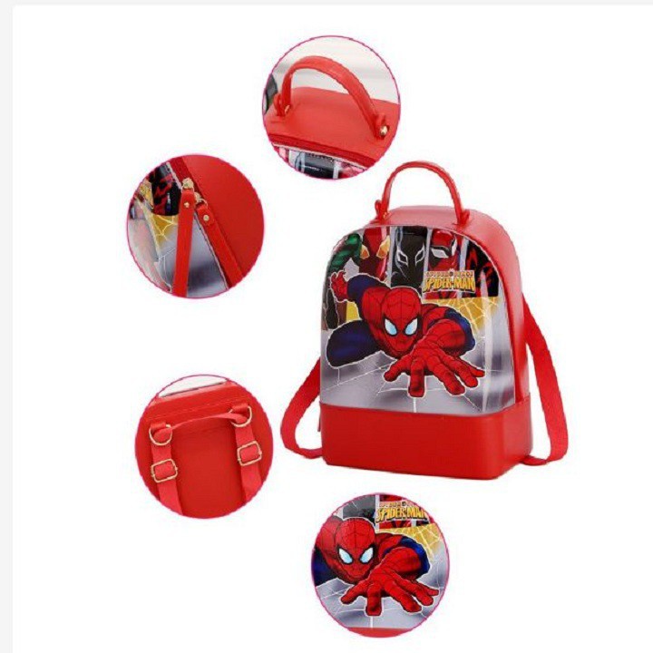 Ba lô chống nước người nhện cho bé từ 3 đến 10 tuổi