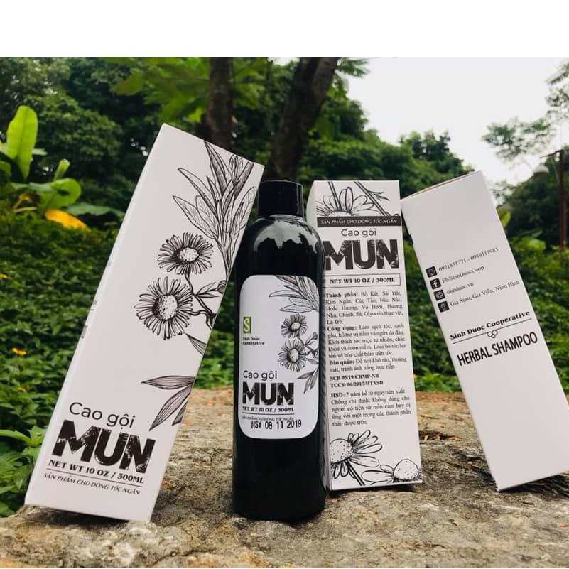 Combo Cao gội MUN và dầu dưỡng tóc MUN