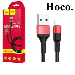 Cáp sạc nhanh Hoco X26 Micro Usb dây dù chống đứt cho Android