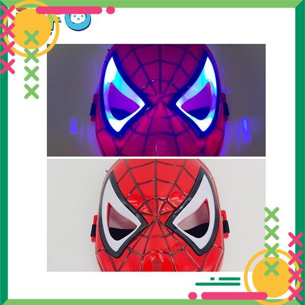 [🏮Ưu đãi khủng toàn shop🏮] Đồ chơi cho bé Mặt nạ 3D có đèn siêu nhân Spider Man Mẫu mới