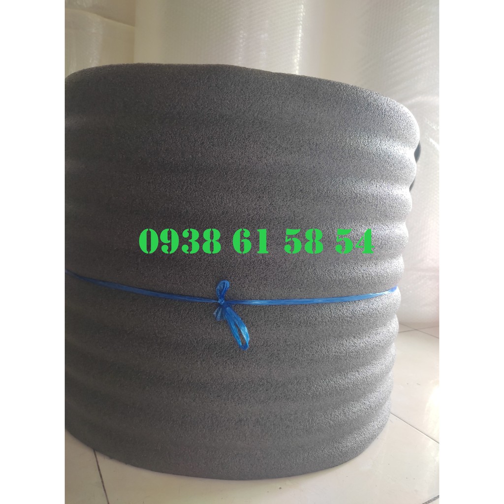 Mút PE Foam Màu Đen Dày 5mm/ly Bọc, Lót, Gói Hàng