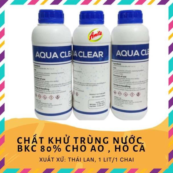 [BKC Thái Lan] Chất khử trùng nước BKC 80% cho ao nuôi tôm, cá trong tích 1 lít