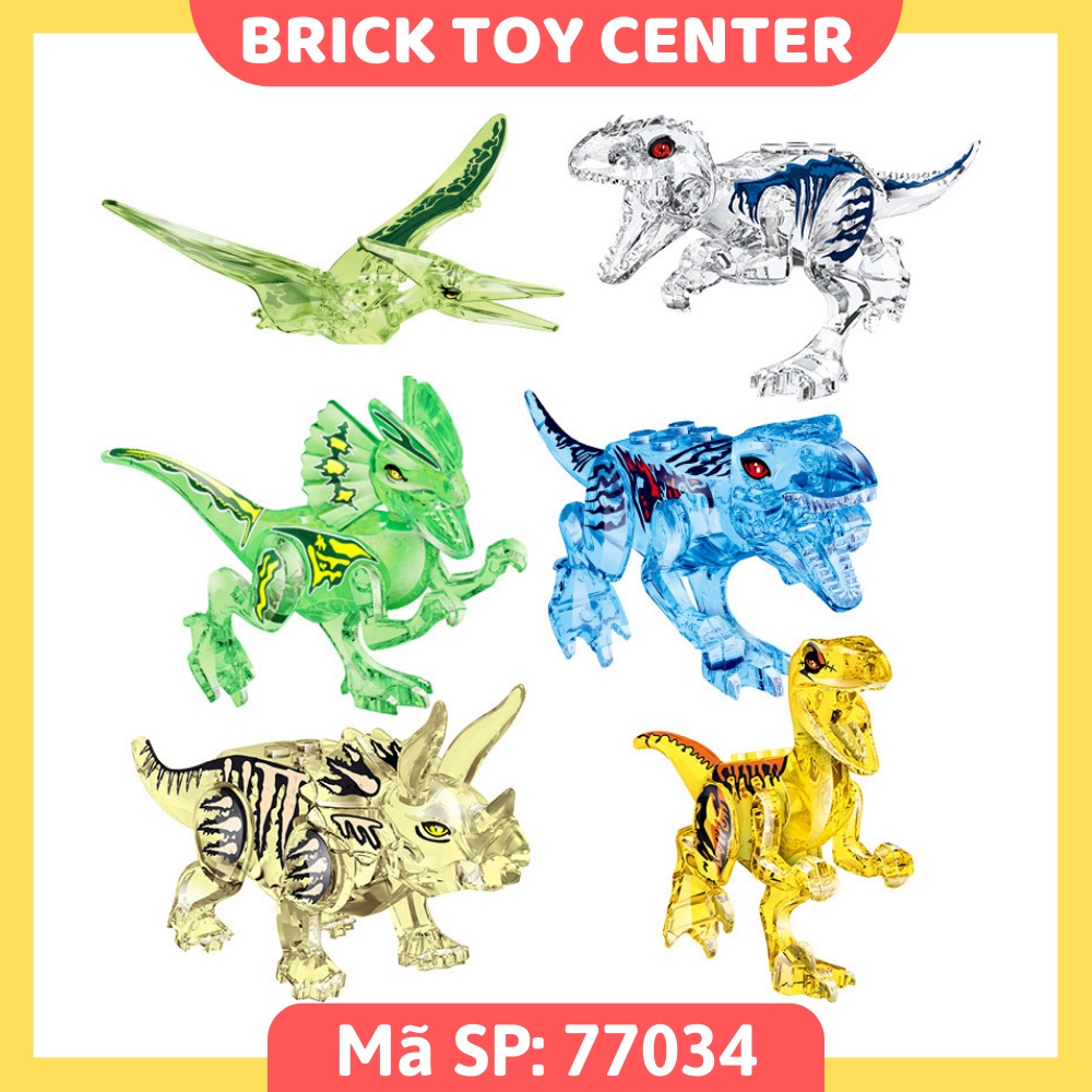 Mô hình khủng long đồ chơi lắp ráp các loài dino trong Jurassic World