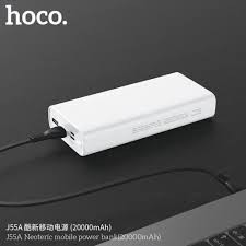 Pin Sạc Dự Phòng Hoco J55-J55A Neoteric 10.000mAh - 20.000mAh đầu ra USB 2A kép với đèn LED.