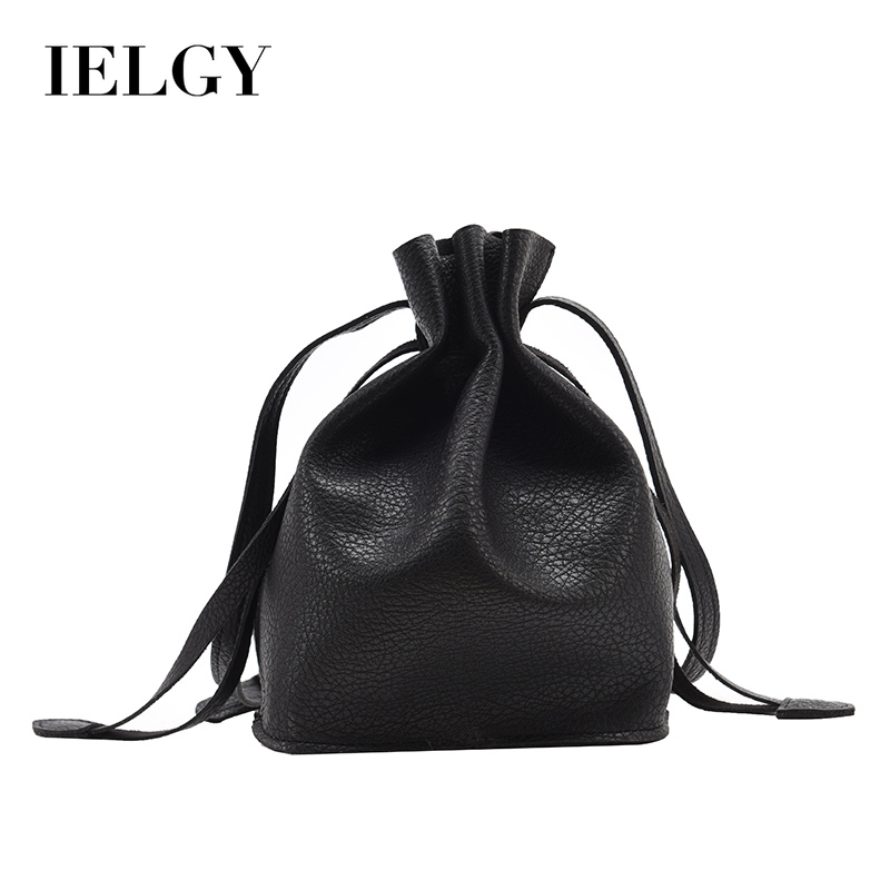 Túi xách tay đeo vai IELGY dạng xô mẫu 2021 phong cách Hong Kong thời trang dành cho nữ