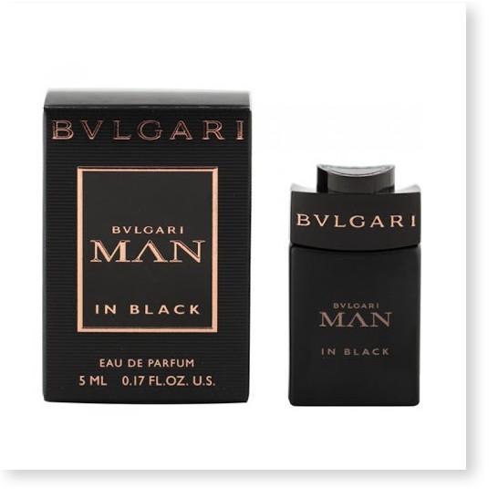 [Voucher giảm giá cho khách sỉ mỹ phẩm chính hãng] Nước Hoa Mini Bvlgari Man In Black 5ml