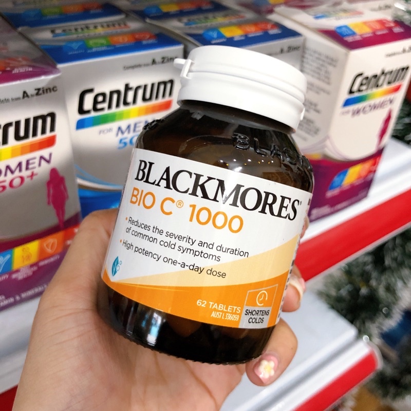Viên Uống Blackmores Vitamin C Bio C 1000mg Tăng Sức Đề Kháng Trắng Sáng Da Chống Lão Hóa